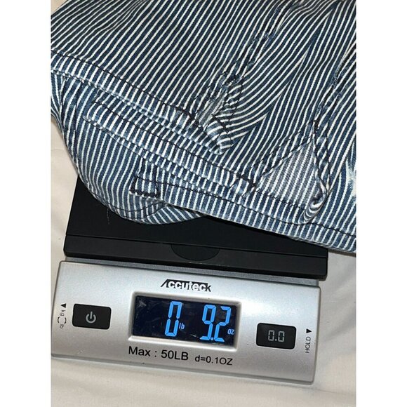 Mother The Vamp On the Road Blue Stripe Stretch Distressed Jeans Women's Size 27 - Picture 12 of 12